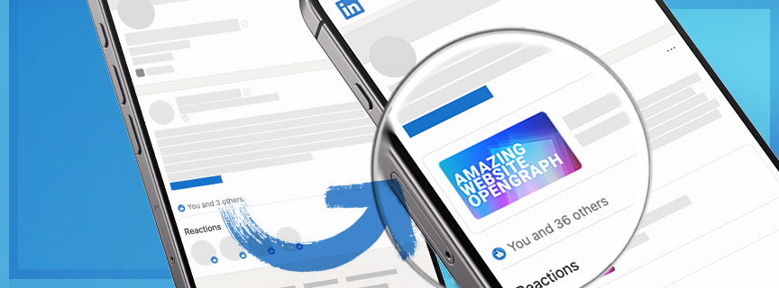 Ilustração de otimização de visualização do LinkedIn