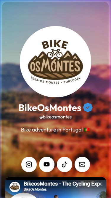 Bike Os Montes microsite