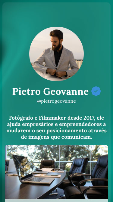 Pietro Geovanne microsite